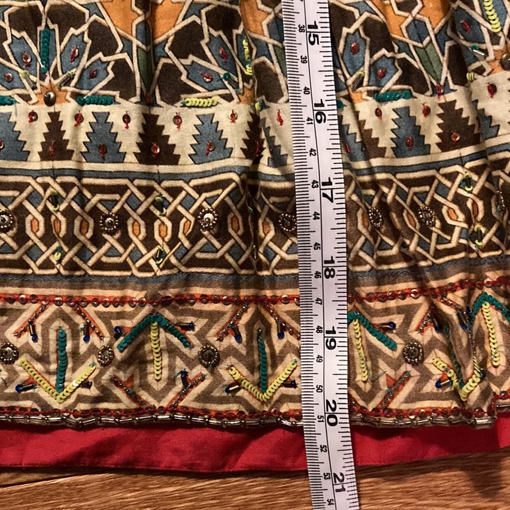 Anthropologie Tanvi Kedia Rotational Symmetry Skirt - Picture 8 of 9